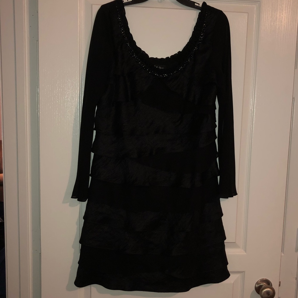 Black cocktail dress